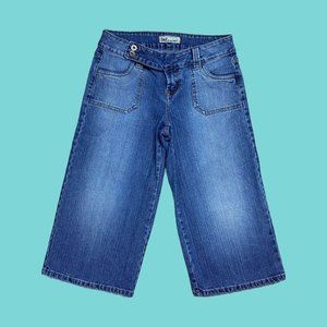 l.e.i Vintage Y2k Wide Leg Capris